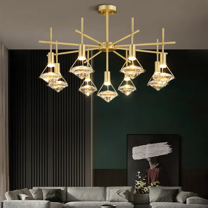 Потолочная люстра GLASGOW CH L9 от ImperiumLoft