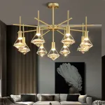 Потолочная люстра GLASGOW CH L9 от ImperiumLoft