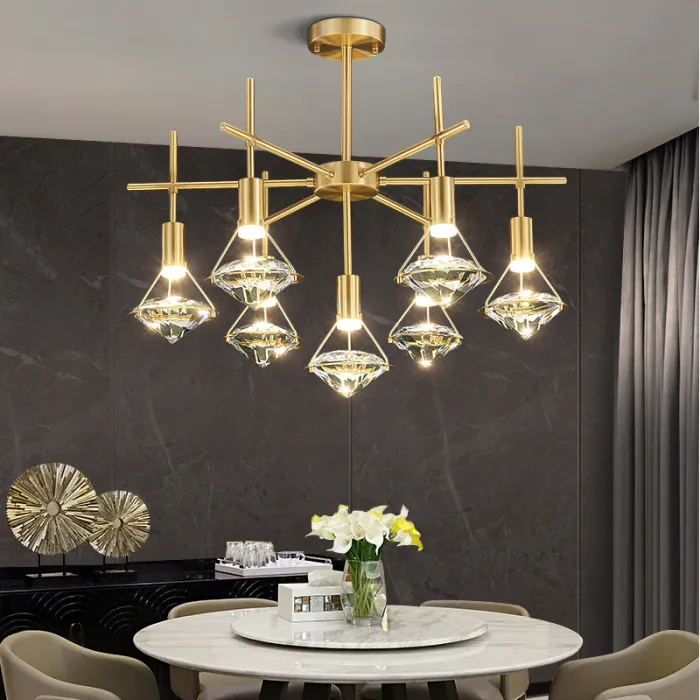 Потолочная люстра GLASGOW CH L9 от ImperiumLoft