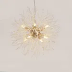 Подвесная люстра ROSALIA D40 Gold от ImperiumLoft