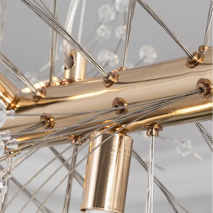 Подвесная люстра ROSALIA D40 Gold от ImperiumLoft