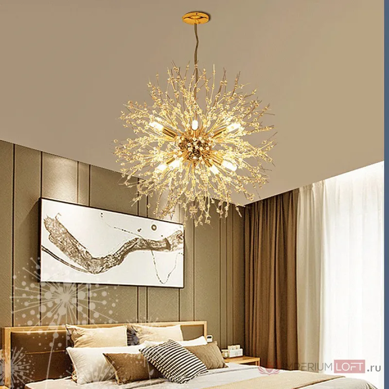 Подвесная люстра ROSALIA D60 Gold от ImperiumLoft