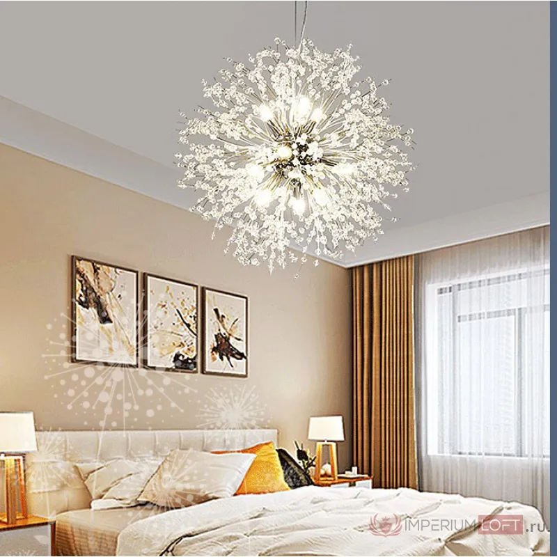Подвесная люстра ROSALIA D60 Gold от ImperiumLoft