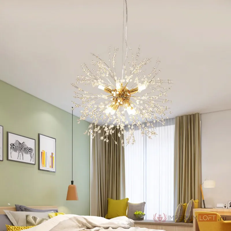 Подвесная люстра ROSALIA D60 Gold от ImperiumLoft
