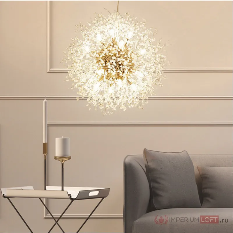 Подвесная люстра ROSALIA D60 Gold от ImperiumLoft
