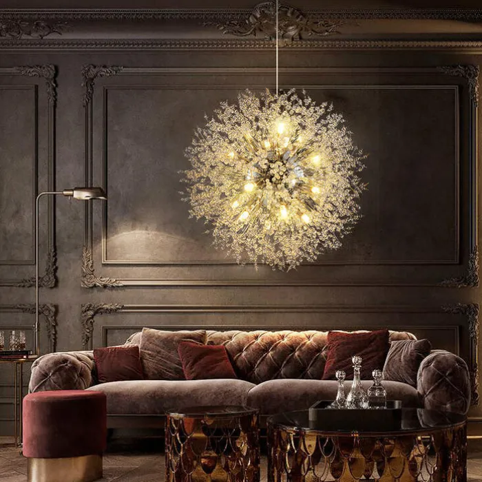 Подвесная люстра ROSALIA D40 Gold от ImperiumLoft