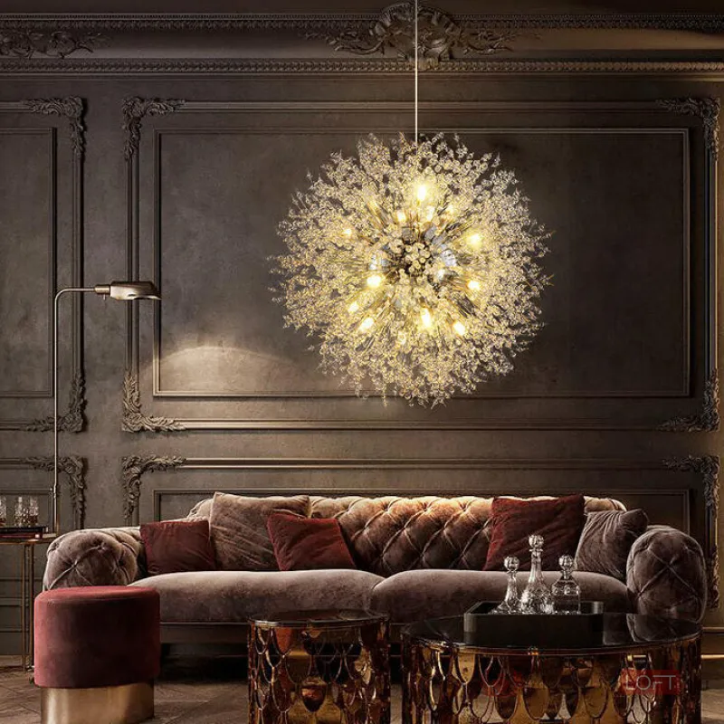 Подвесная люстра ROSALIA D60 Gold от ImperiumLoft