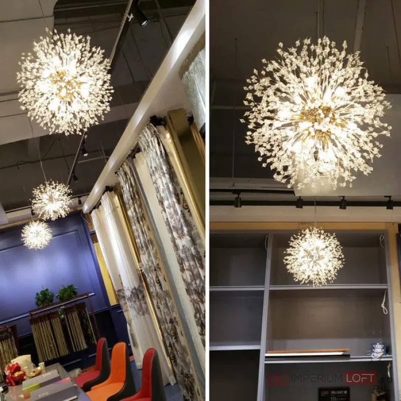Подвесная люстра ROSALIA D60 Gold от ImperiumLoft