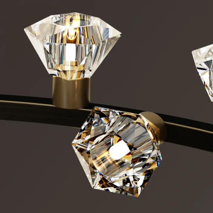 Подвесная люстра KENDRA CH D103 Gold от ImperiumLoft