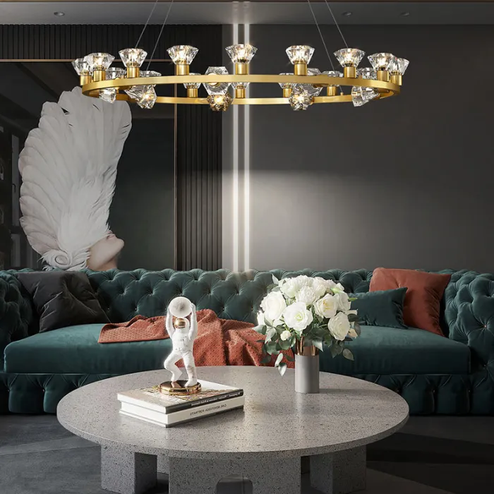 Подвесная люстра KENDRA CH D103 Gold от ImperiumLoft