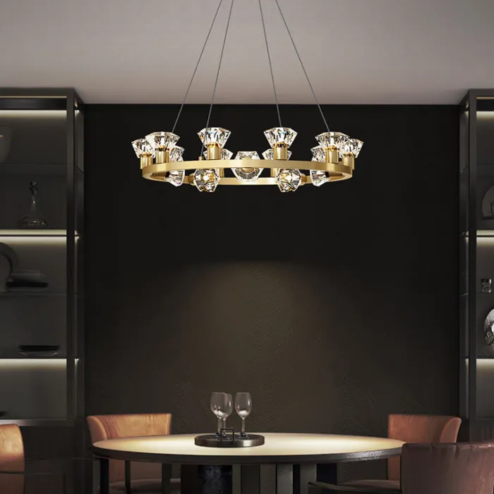 Подвесная люстра KENDRA CH D103 Gold от ImperiumLoft