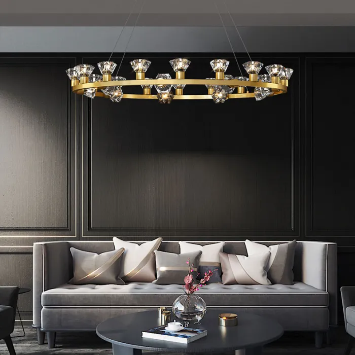 Подвесная люстра KENDRA CH D103 Gold от ImperiumLoft