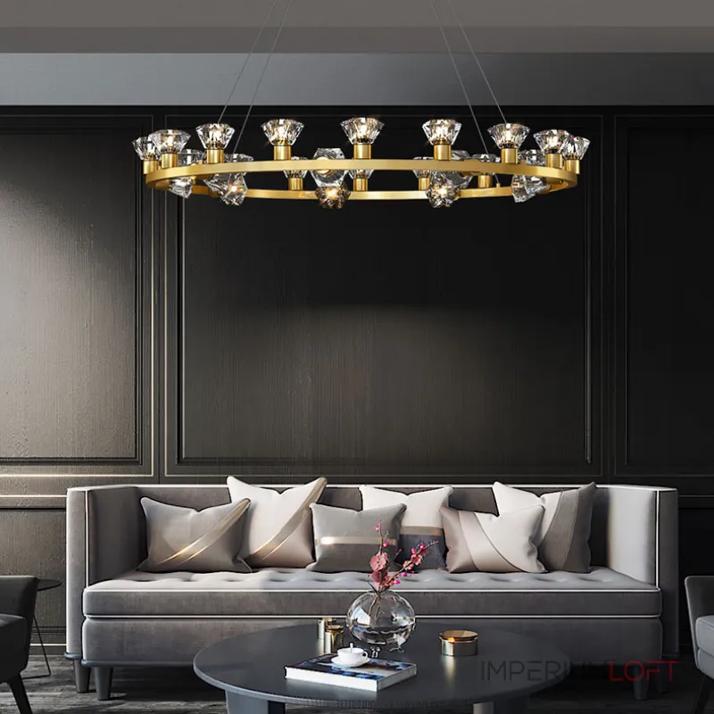 Подвесная люстра KENDRA CH D103 Gold от ImperiumLoft Подвесная люстра KENDRA CH D103 Gold от ImperiumLoft