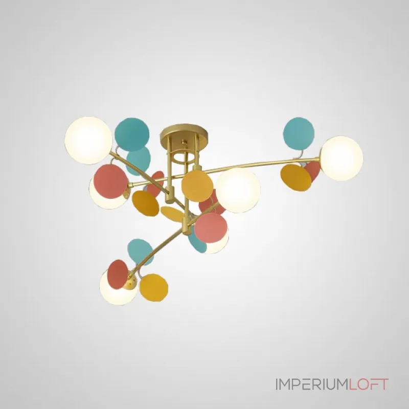 Потолочная люстра Light of MATISSE B D120 Gold White Потолочная люстра Light of MATISSE B D120 Gold White