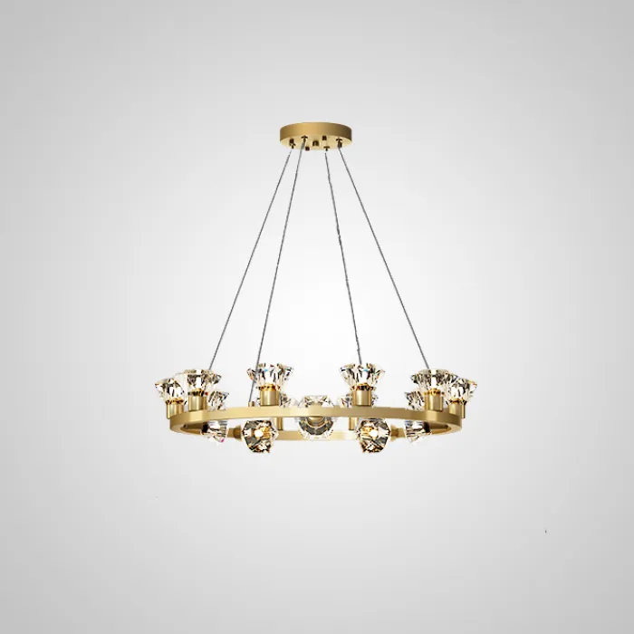 Подвесная люстра KENDRA CH D103 Gold от ImperiumLoft