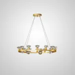 Подвесная люстра KENDRA CH D103 Gold от ImperiumLoft