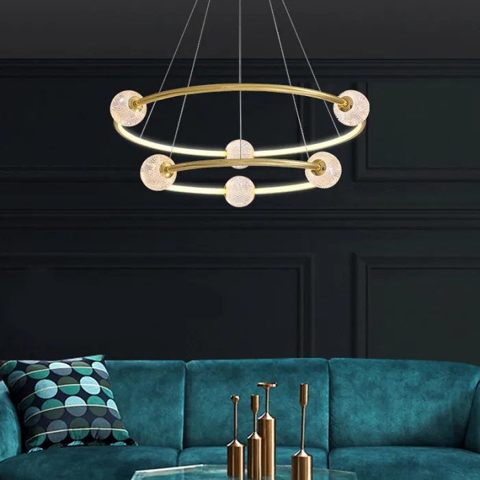 Подвесная люстра STORMS CH D68 Chrome от ImperiumLoft