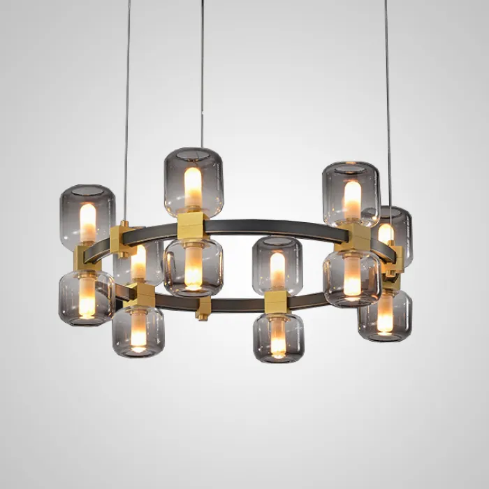 Подвесная люстра WENDEL L24 Grey от ImperiumLoft