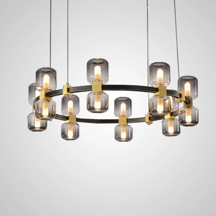 Подвесная люстра WENDEL L24 Grey от ImperiumLoft