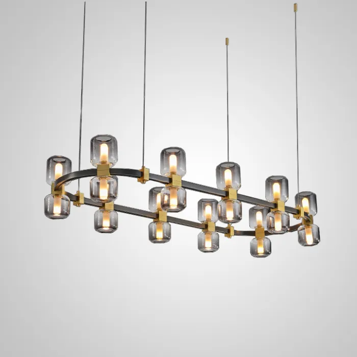 Подвесная люстра WENDEL L24 Grey от ImperiumLoft