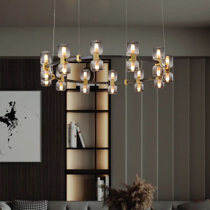 Подвесная люстра WENDEL L24 Grey от ImperiumLoft