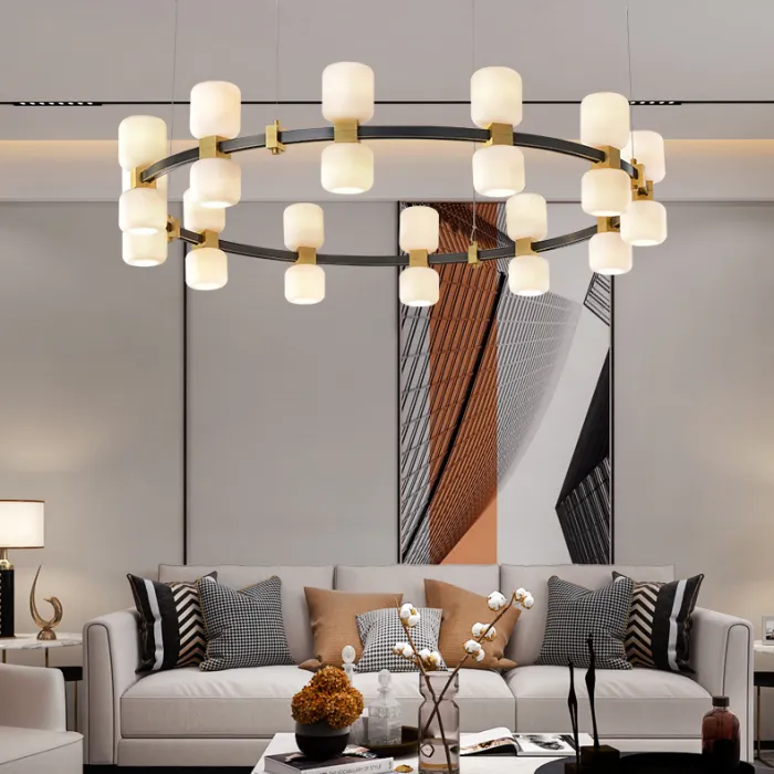 Подвесная люстра WENDEL L24 Grey от ImperiumLoft