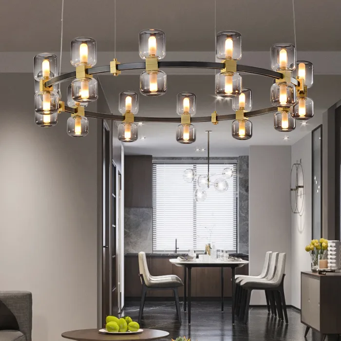 Подвесная люстра WENDEL L24 Grey от ImperiumLoft