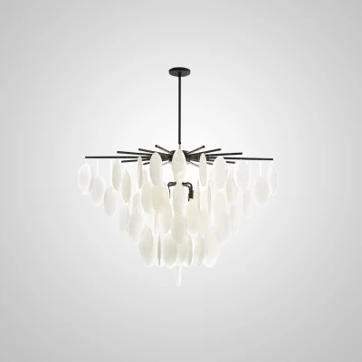 Люстра на штанге RITTA D68 Black