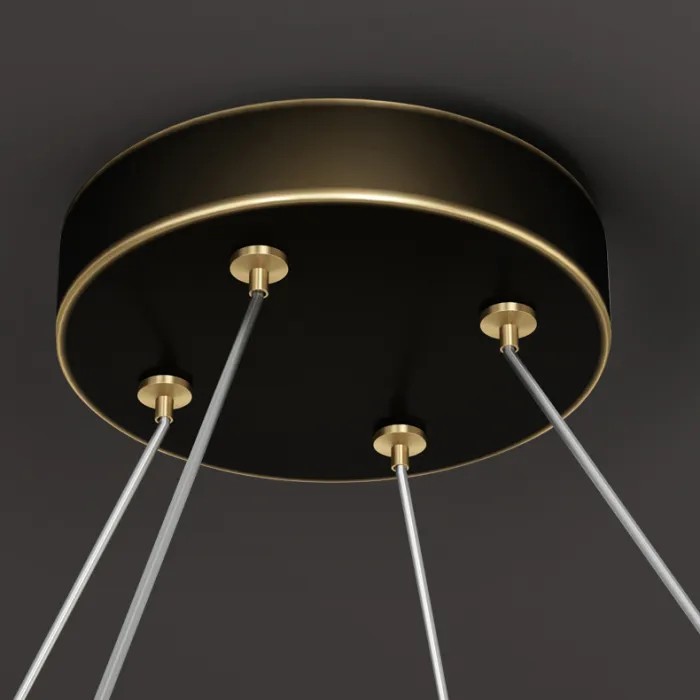 Подвесная люстра ILIANA CH D60 Brass Black от ImperiumLoft
