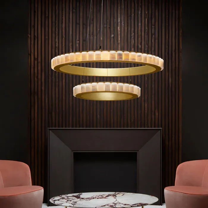 Подвесная люстра MONSINE D80 Black от ImperiumLoft