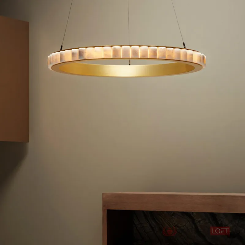 Подвесная люстра MONSINE D80 Brass от ImperiumLoft