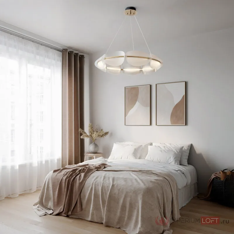 Подвесная люстра KEARNEY D56 White от ImperiumLoft