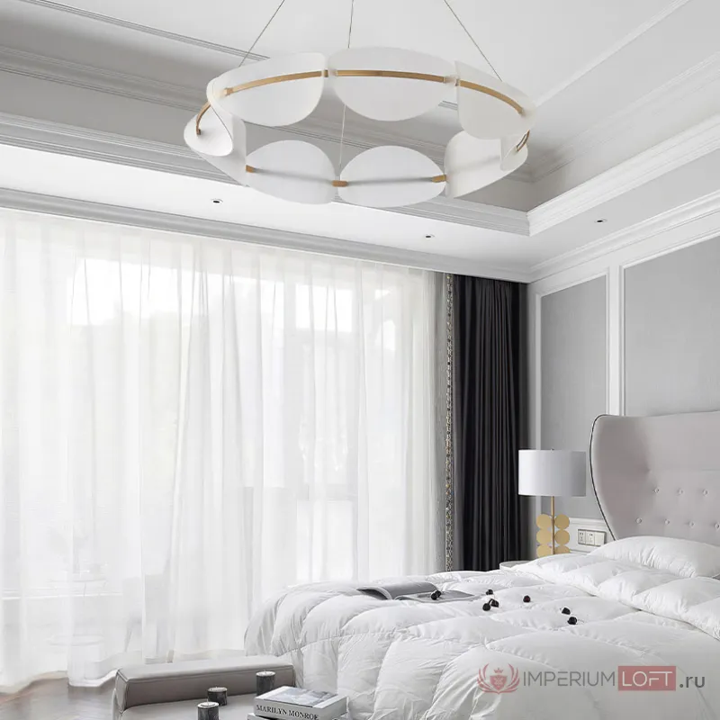 Подвесная люстра KEARNEY D56 White от ImperiumLoft