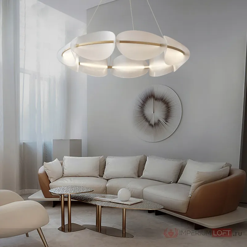 Подвесная люстра KEARNEY D56 White от ImperiumLoft