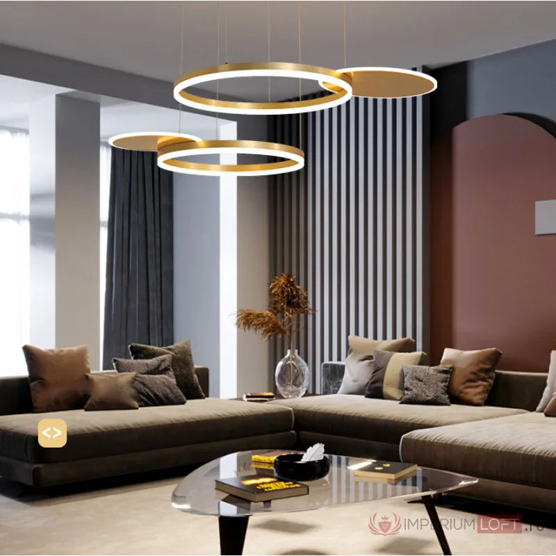 Подвесная люстра MEDEA CH D100 Gold 3000 от ImperiumLoft