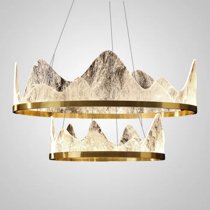 Подвесная люстра REGINA D80 D50 Brass от ImperiumLoft