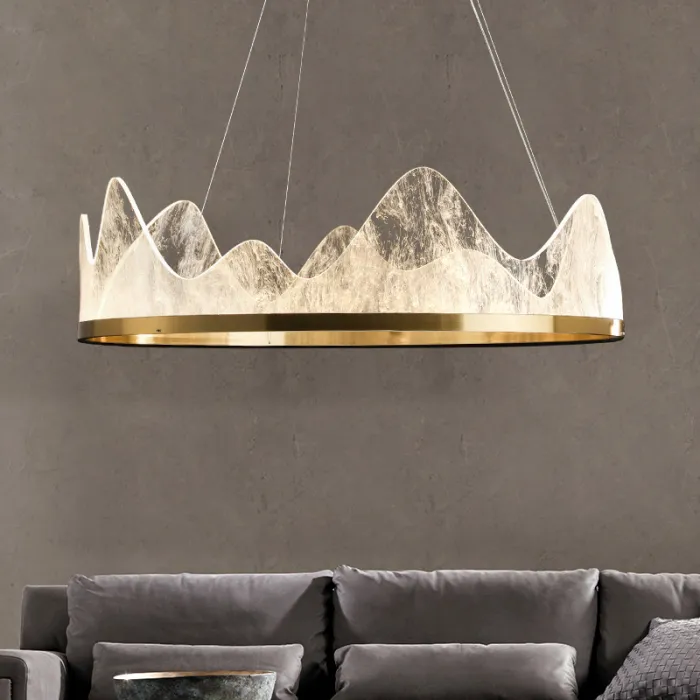 Подвесная люстра REGINA D80 D50 Brass от ImperiumLoft