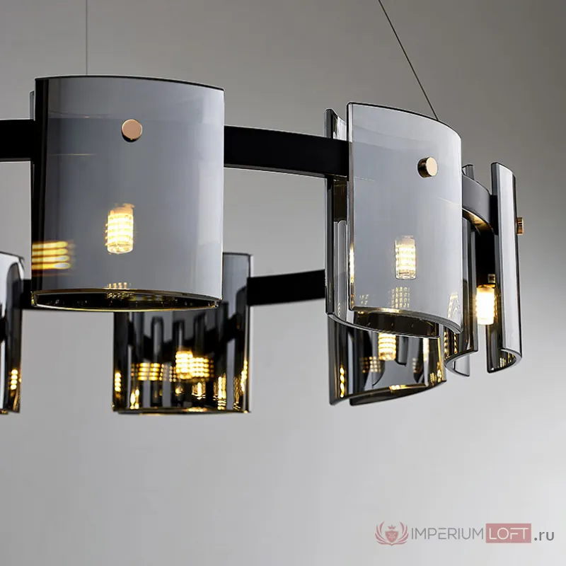 Подвесная люстра JANICE D60 Black Grey от ImperiumLoft