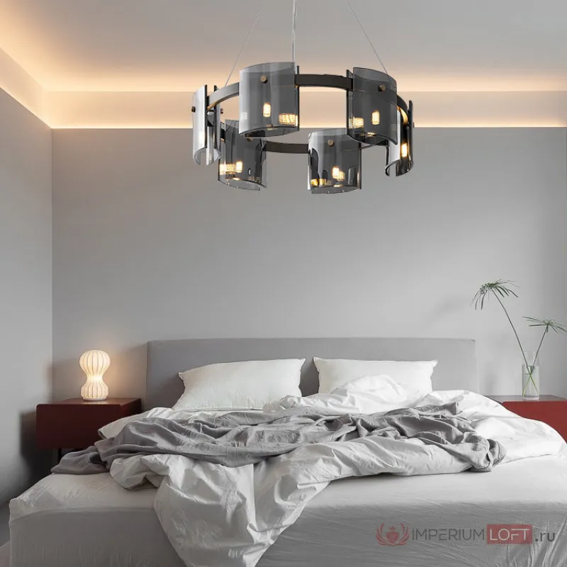 Подвесная люстра JANICE D60 Black Grey от ImperiumLoft