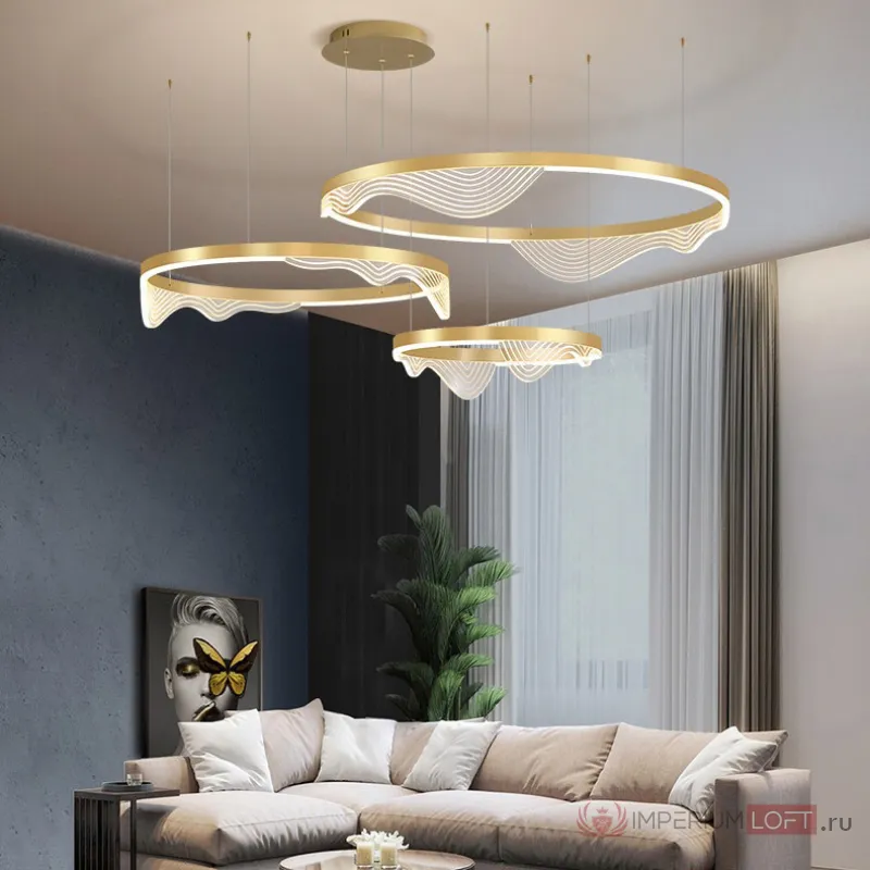 Подвесная люстра HANNA B B D80 D100 2R от ImperiumLoft