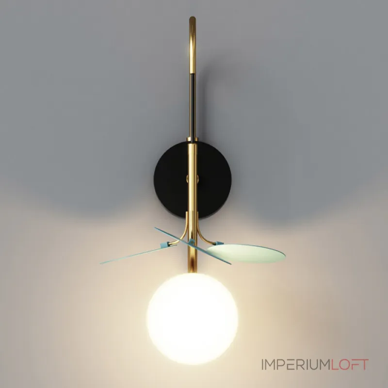 Настенный светильник Light of MATISSE BLUE W от ImperiumLoft