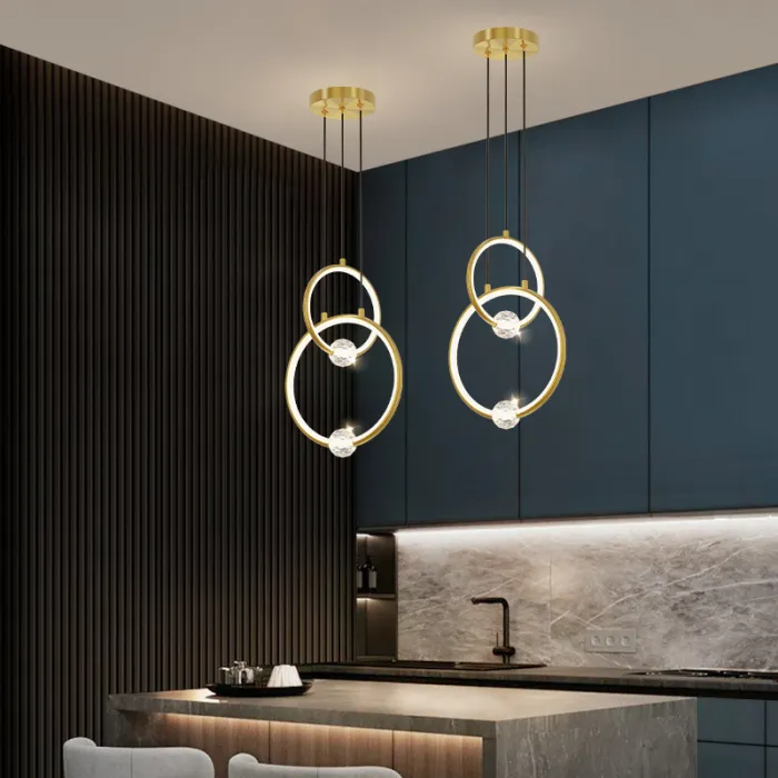 Подвесной светильник LUANA 1 2К black 3000К от ImperiumLoft
