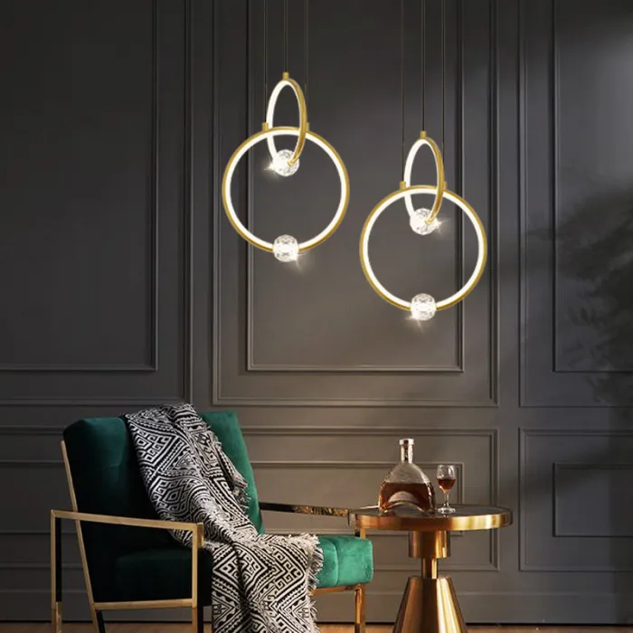 Подвесной светильник LUANA 1 2К black 3000К от ImperiumLoft