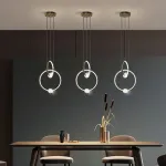 Подвесной светильник LUANA 1 2К black 3000К от ImperiumLoft