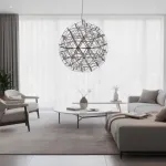 Люстра Mi Raimond Lamp D80 с ажурным плафоном