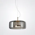Подвесной светильник DAUPHIN B Grey со стеклянным плафоном