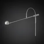 Бра Restoration Hardware ORBITER II Wall lamp Chrome с поворотным плафоном