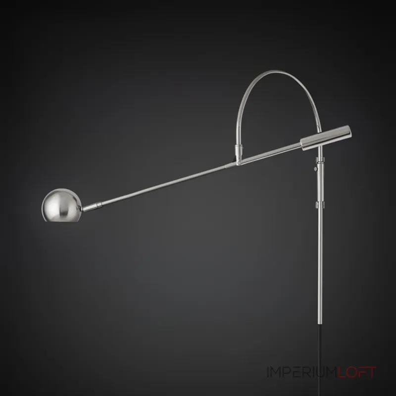 Бра Restoration Hardware ORBITER II Wall lamp Chrome с поворотным плафоном Бра Restoration Hardware ORBITER II Wall lamp Chrome с поворотным плафоном