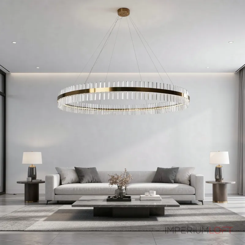 Подвесная люстра Saturno Not Baroncelli Suspension D150 со стеклянным плафоном