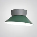 Потолочный светильник KNAP D40 Green с элегантным сдержанным плафоном